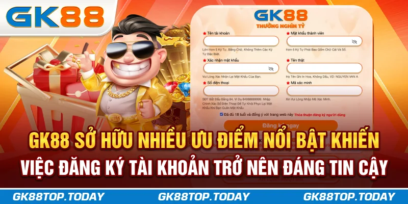 Điều gì thu hút để người chơi đăng ký GK88? Điều gì thu hút để người chơi đăng ký GK88?